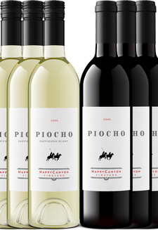 Piocho Gift Pack,  3 White & 3 Red